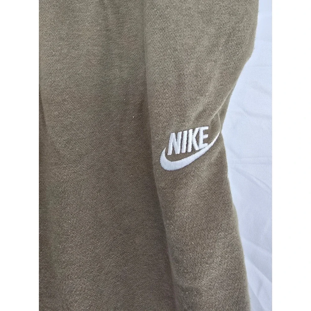 Nike Olive‎ Green Jogger Sweatpants Drawstring Waist Logo Small Women